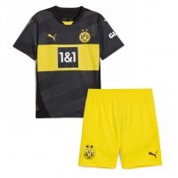 Maglie da calcio Borussia Dortmund Donyell Malen #21 Seconda Maglia Bambino 2024-25 Manica Corta (+ Pantaloni corti)